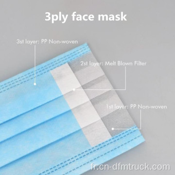 Masque de protection 3 plis usage civil